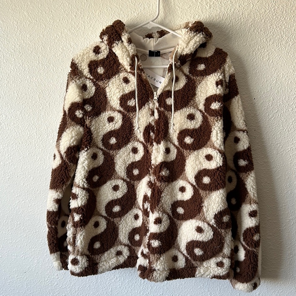 Yin Yang Sherpa Zip up